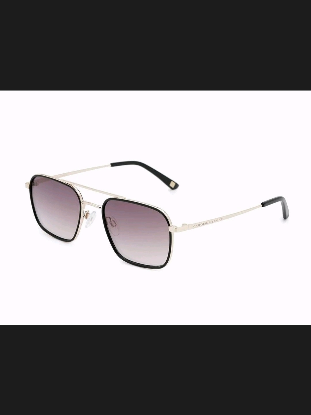 Carolina Lemke Berlin Sunglasses with Black Gradient Lenses